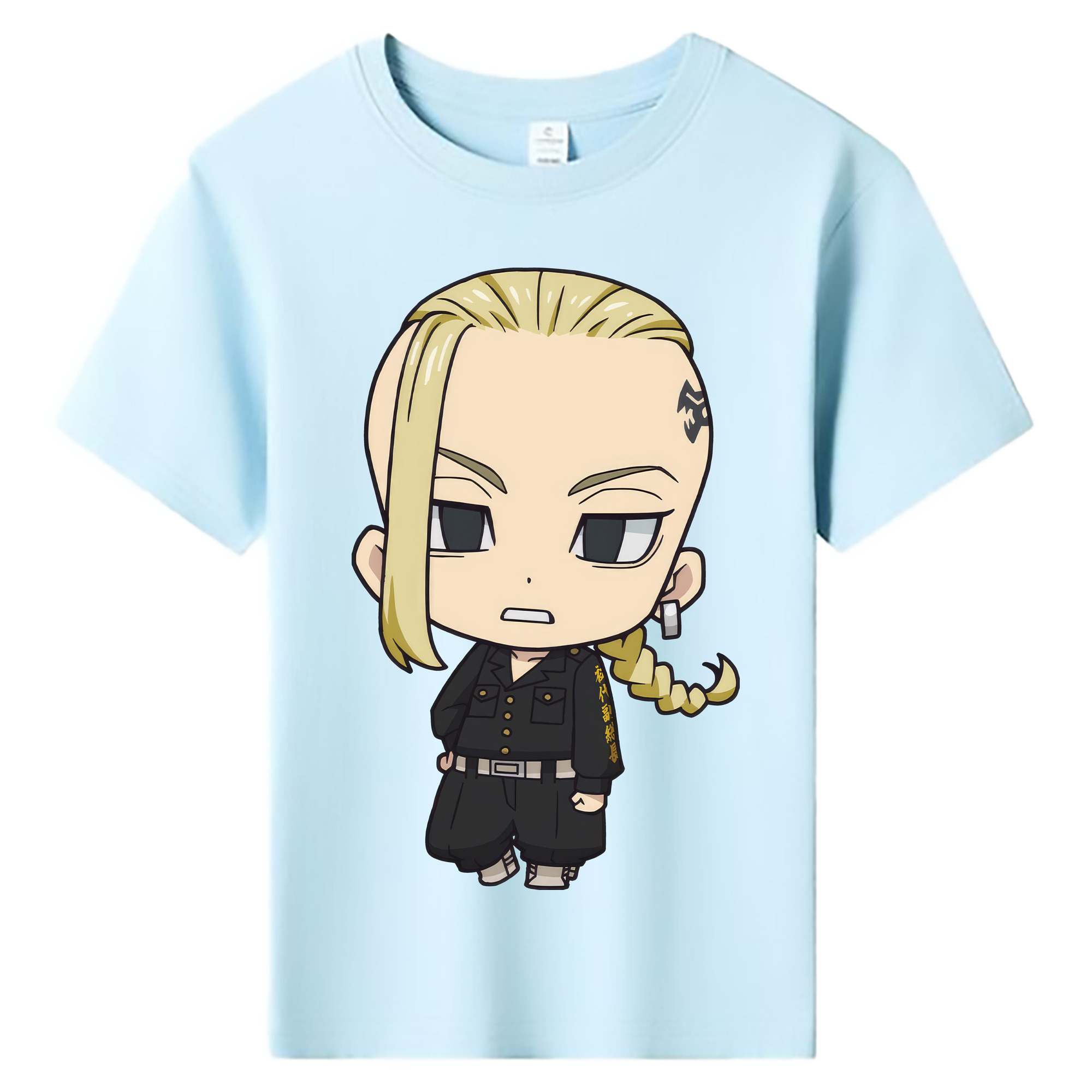 （画像用） 東京リベンジャーズ Tokyo Revengers 綿100％キッズTシャツ（フロントプリント）